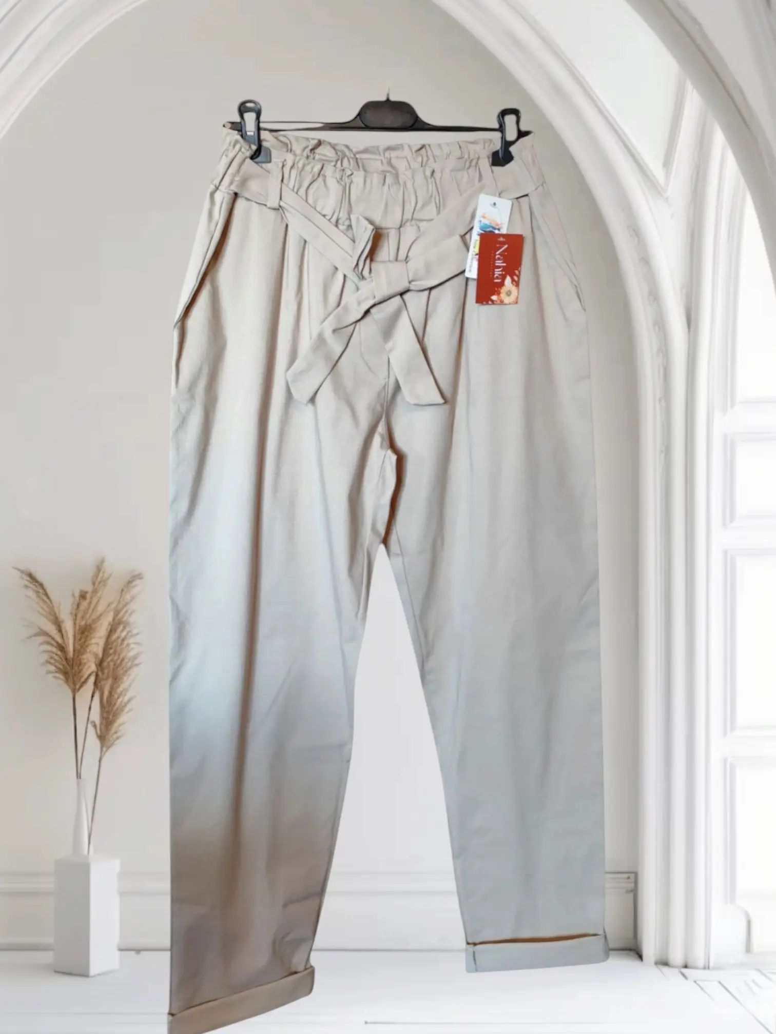 Pantalon avec ceinture nœud "Romi" – Image 3
