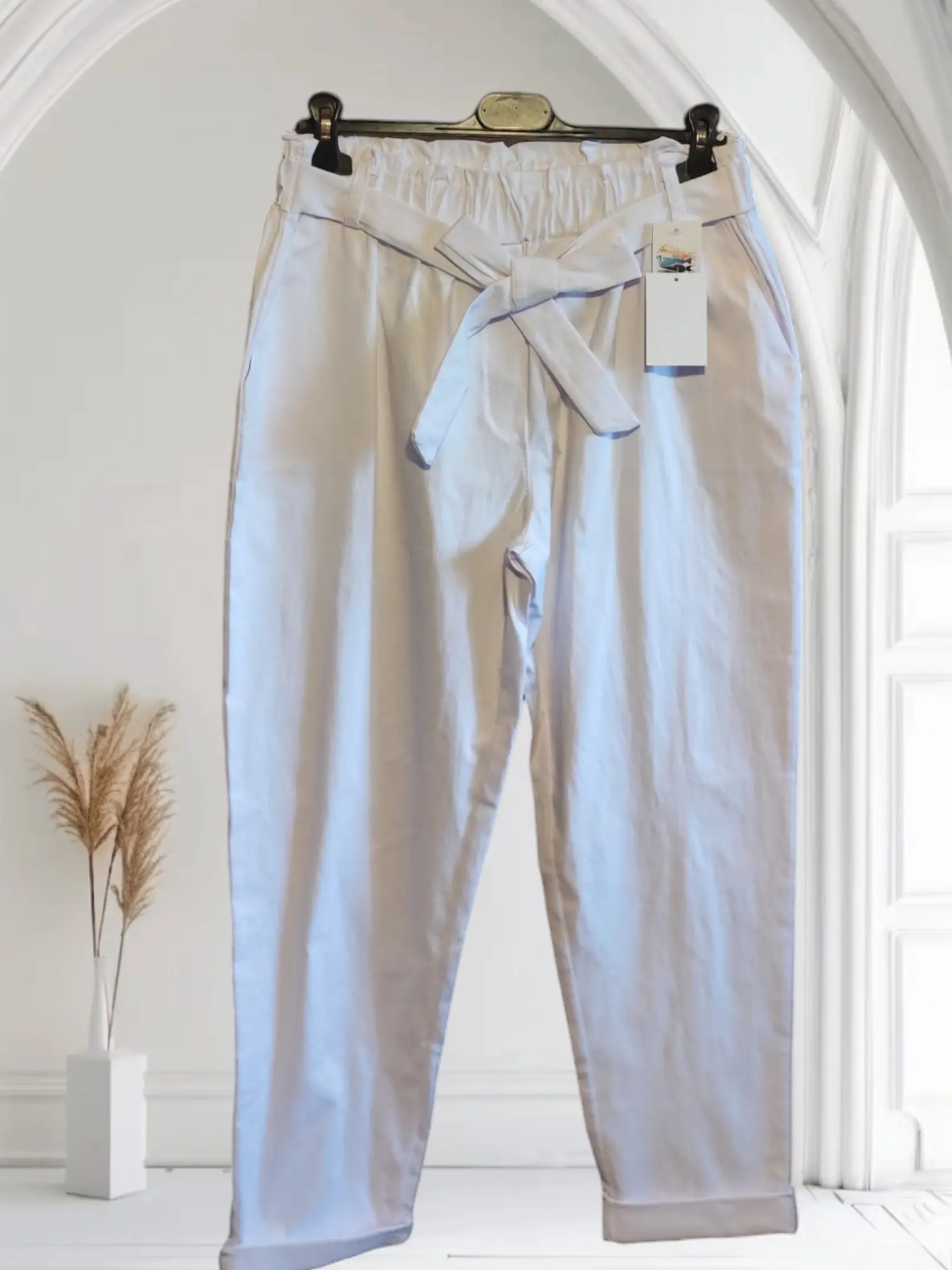 Pantalon avec ceinture nœud "Romi" – Image 6