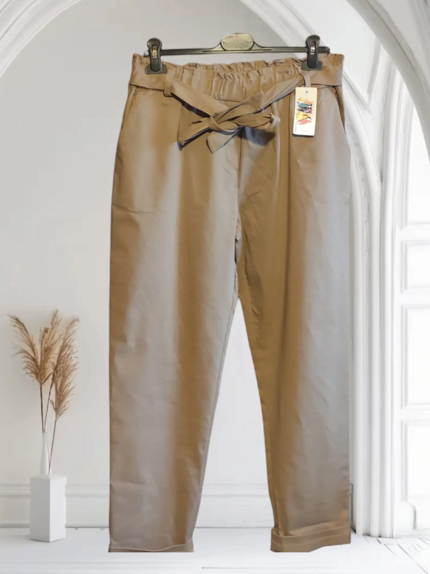 Pantalon avec ceinture nœud "Romi" – Image 7