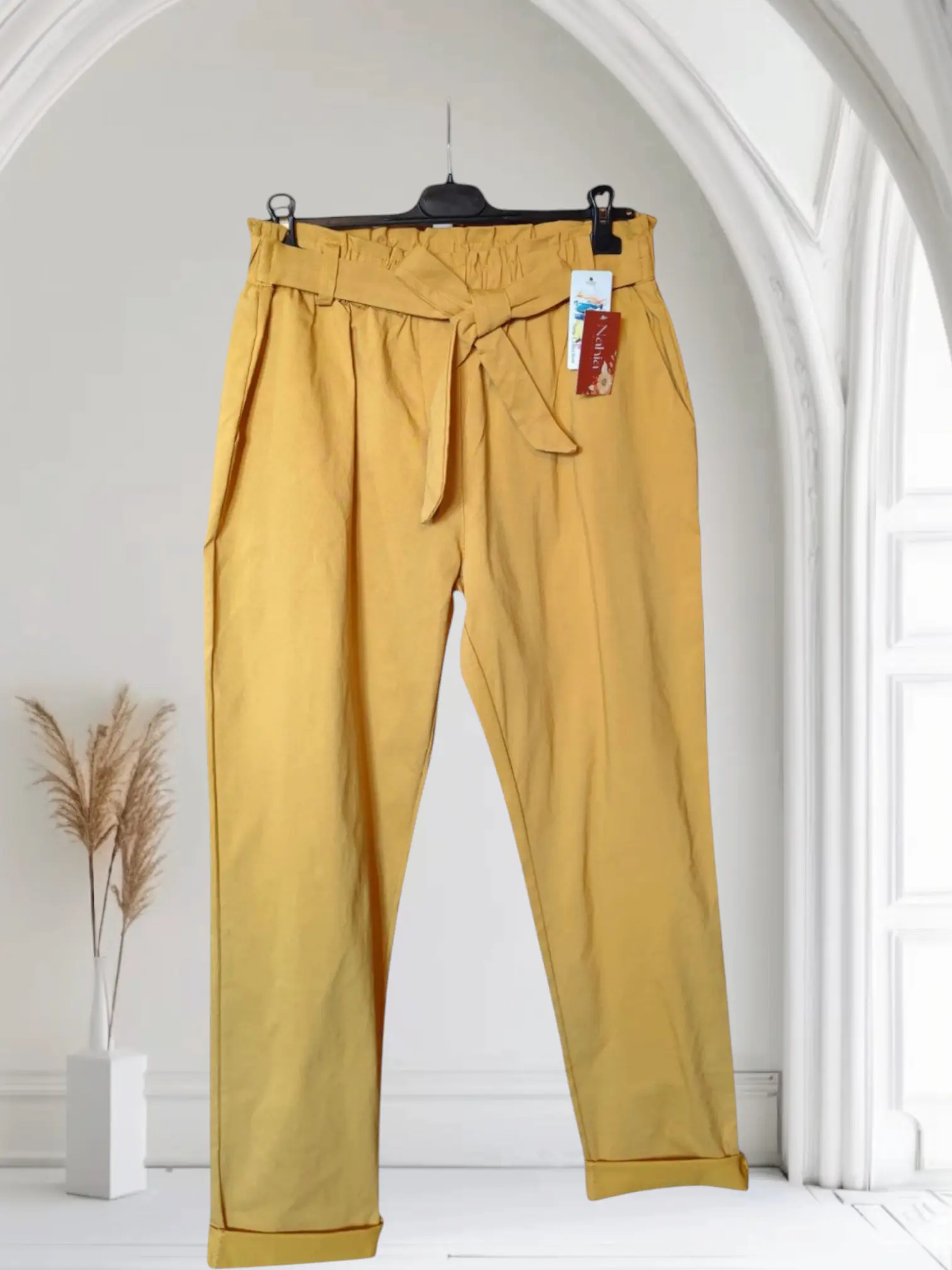 Pantalon avec ceinture nœud "Romi" – Image 5