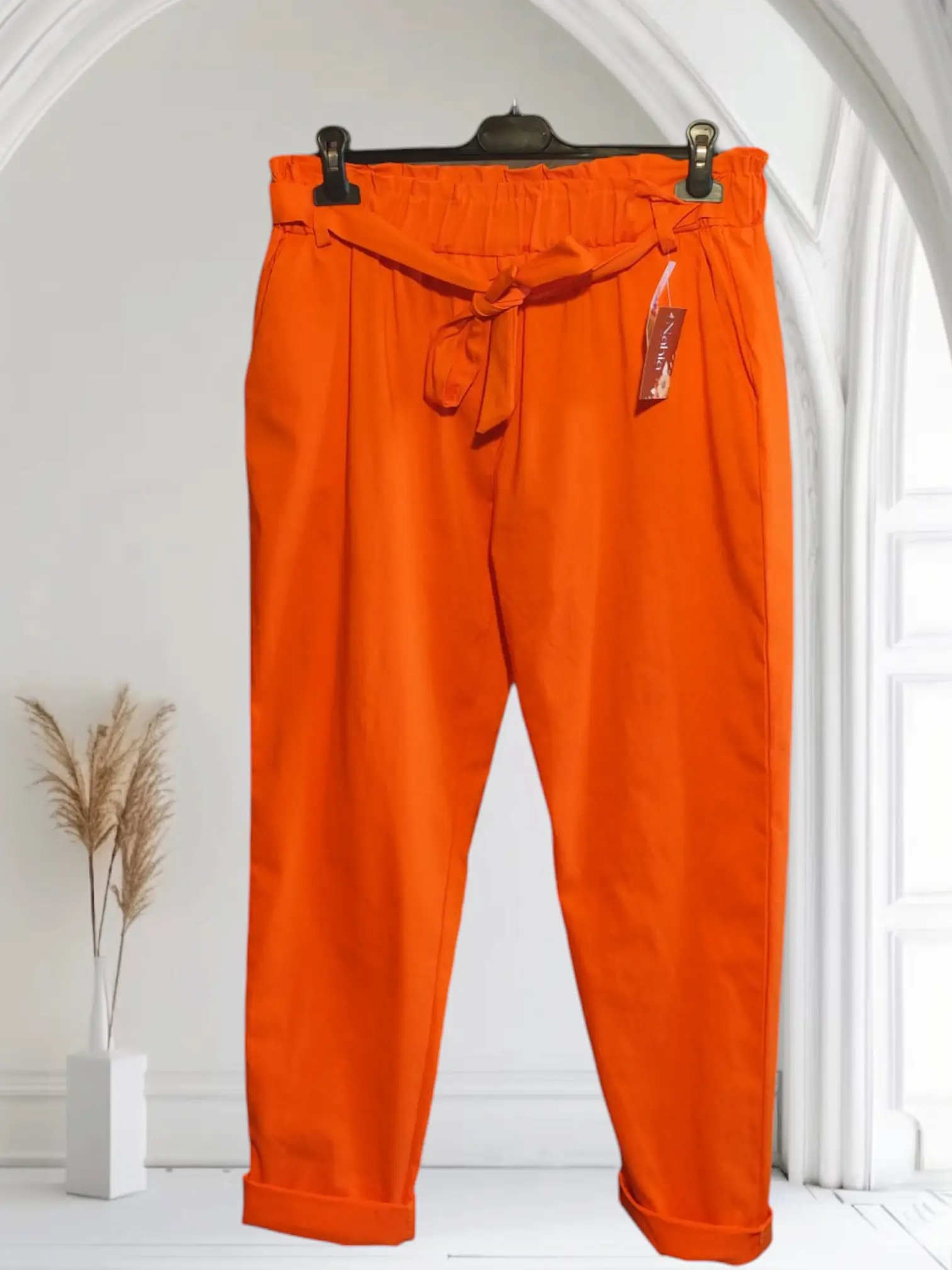 Pantalon avec ceinture nœud "Romi" – Image 2