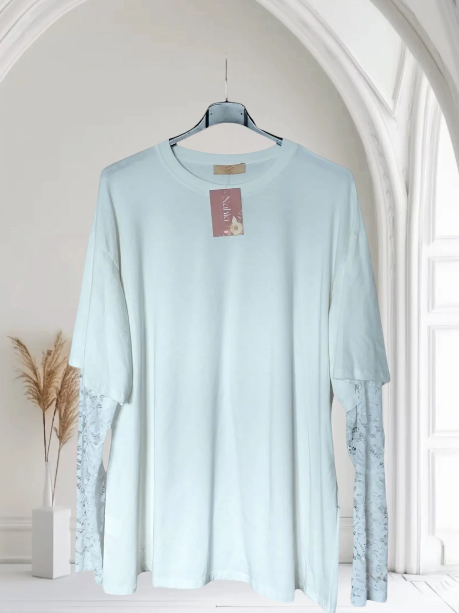 T-shirt manches longues dentelle "Gianni" – Image 2