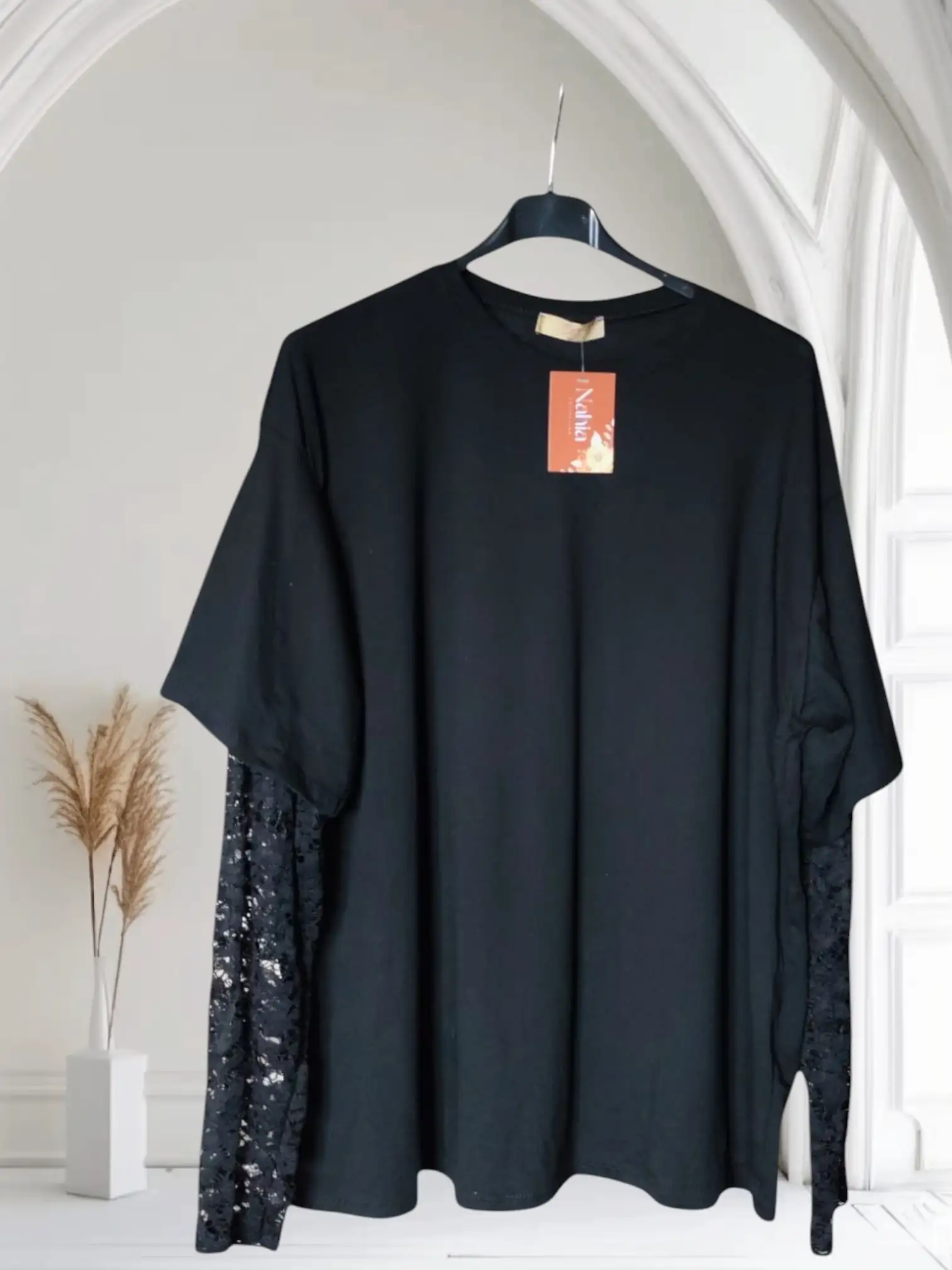 T-shirt manches longues dentelle "Gianni" – Image 3