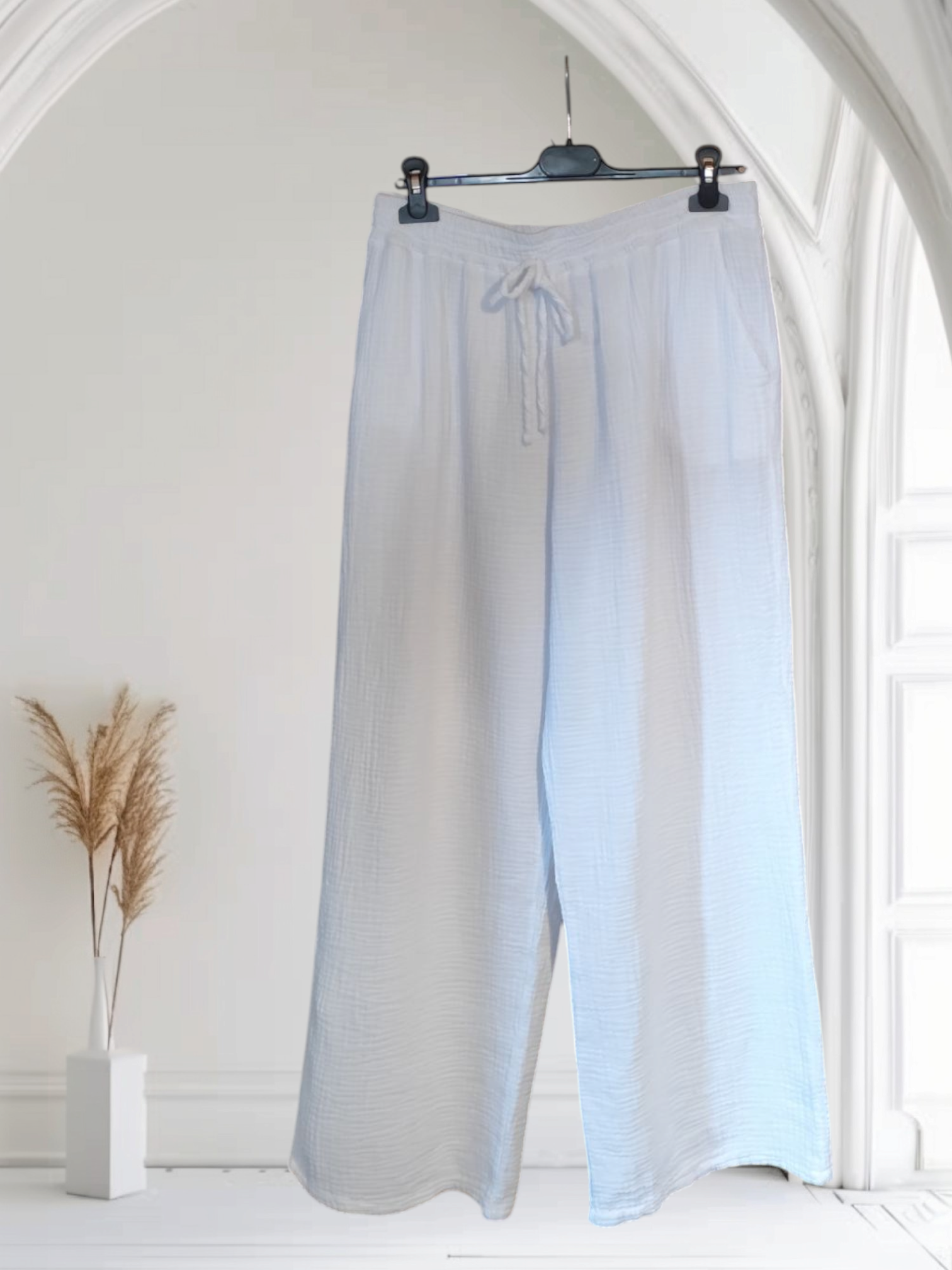 Pantalon gaze de coton "Nolan" – Image 2