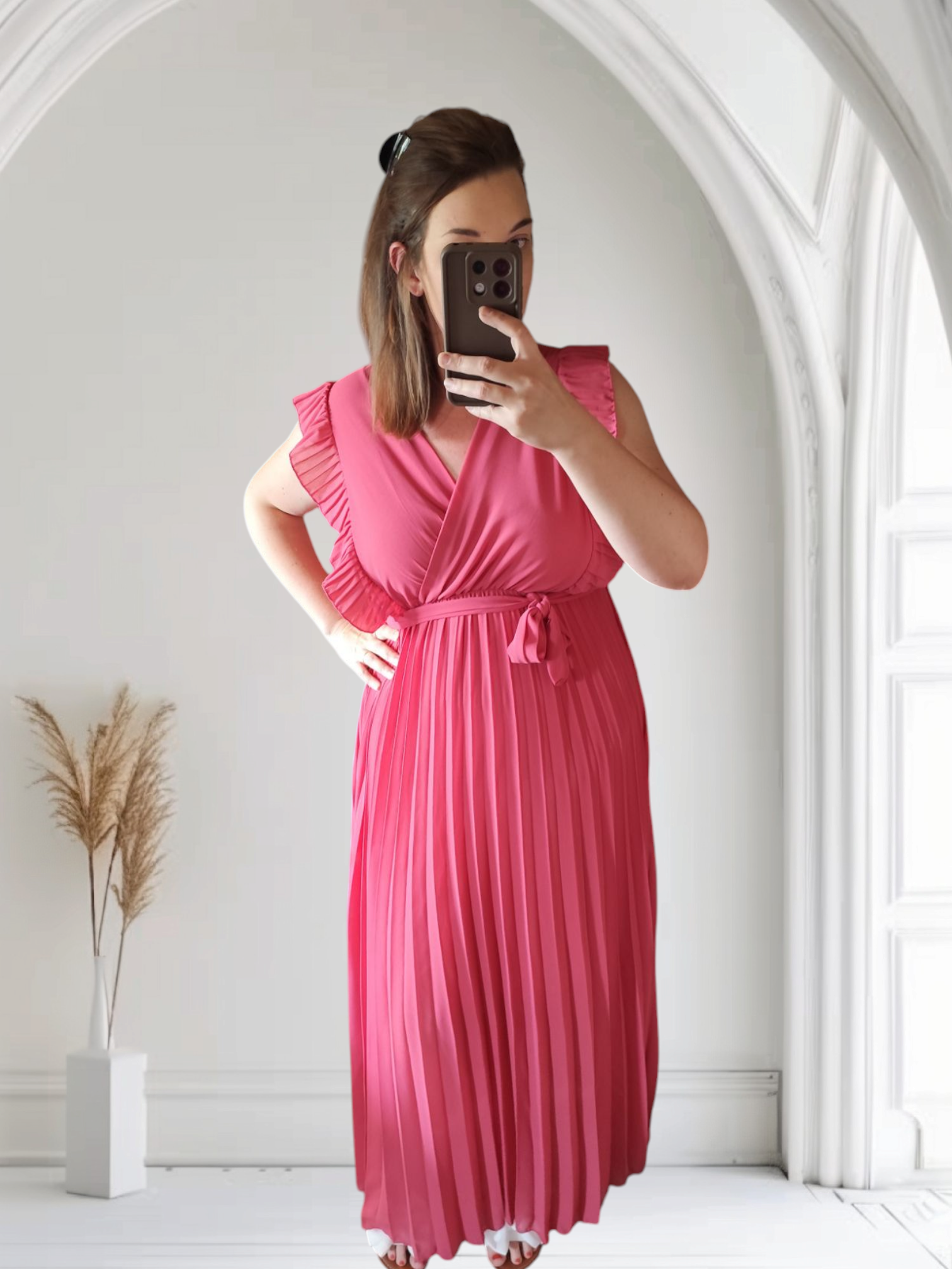 Robe plissée " Alma"