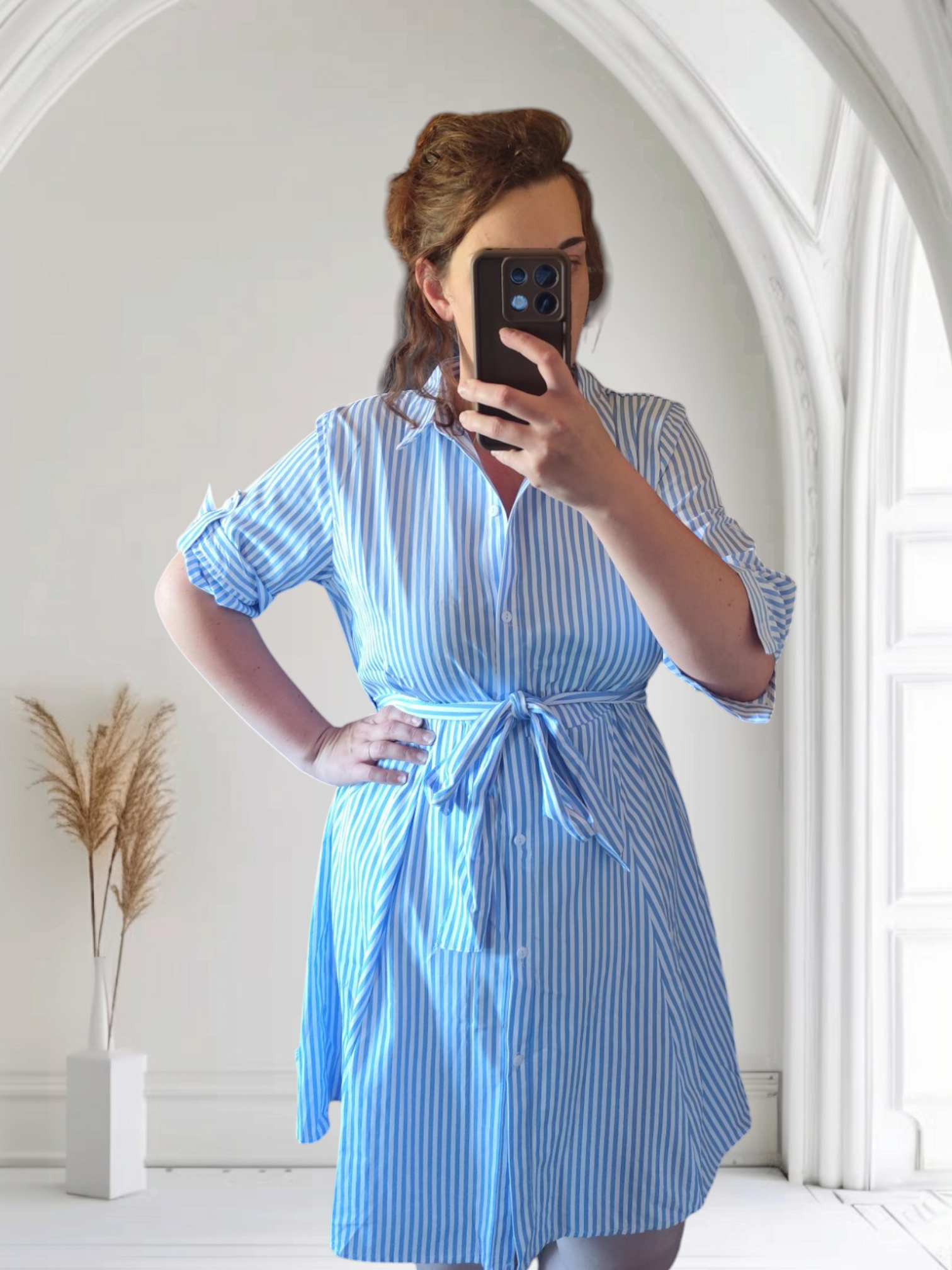 robe rayée nala